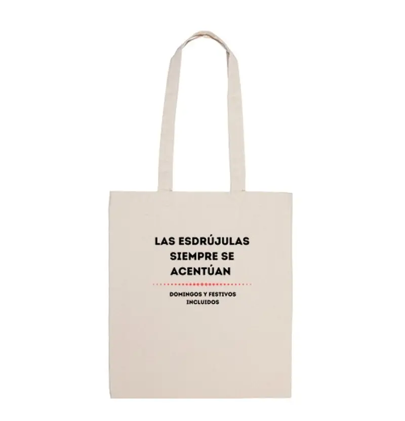 Borsa di tela esdrújule neri