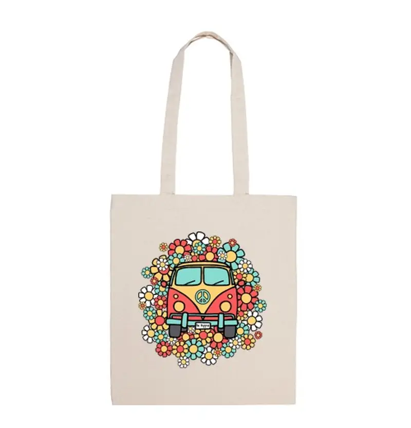 Borsa di tela essere furgone hippie
