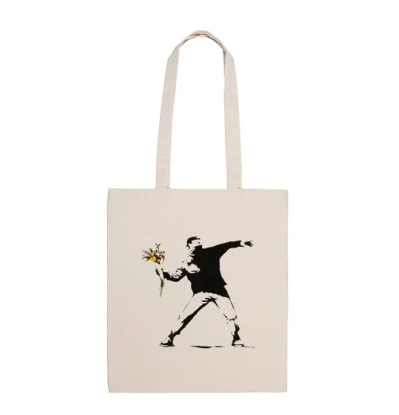 Borsa di tela fiore lanciatore