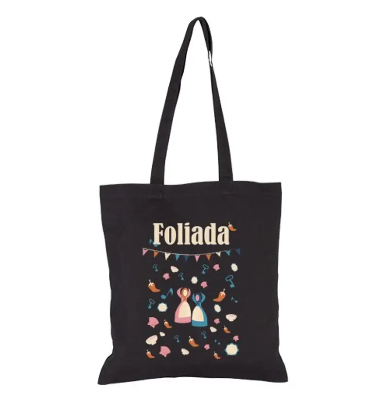 Borsa di tela foliated