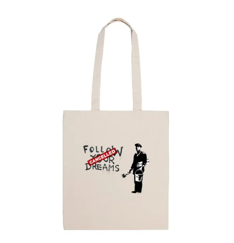 Borsa di tela follow your dreams (annullato)