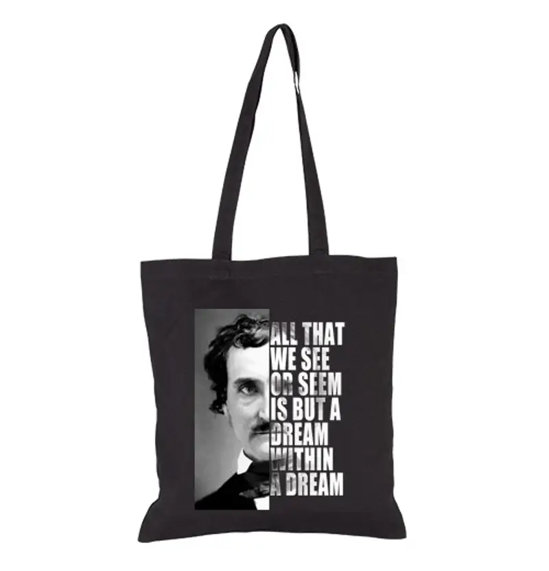 Borsa di tela frase poetica