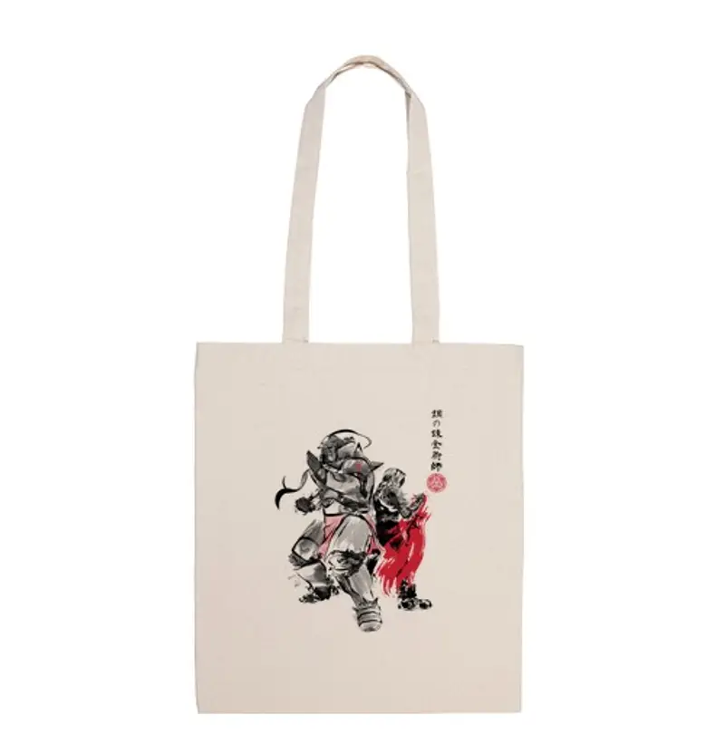 Borsa di tela fratellanza sumi-e