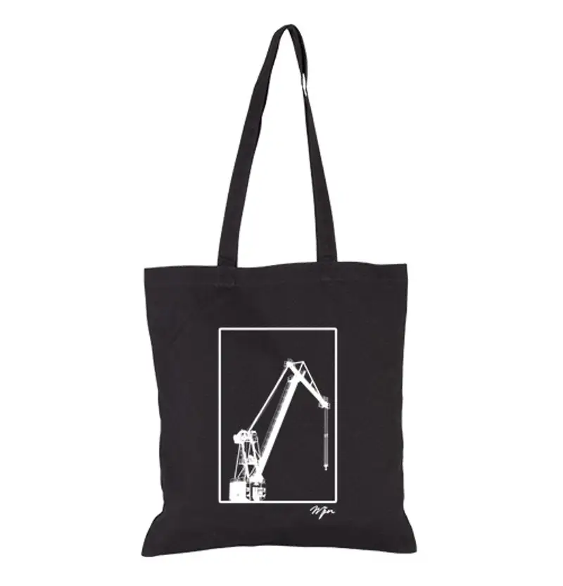 Borsa di tela garabia - gru