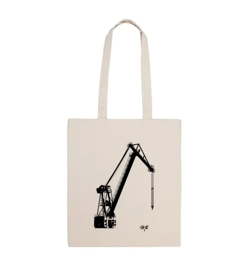 Borsa di tela garabia - gru