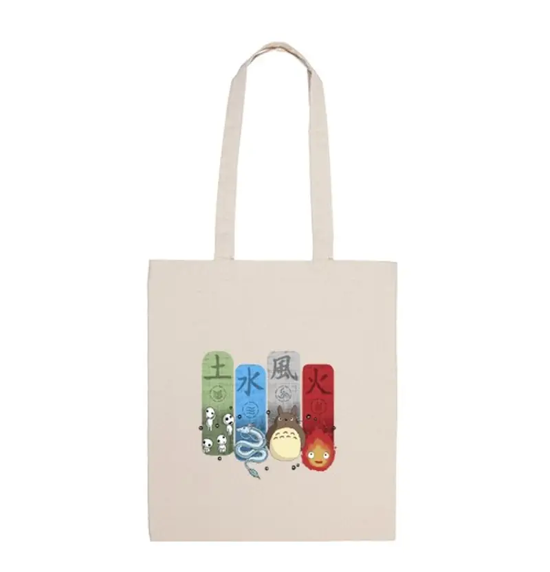 Borsa di tela Ghibli Elemental Charms