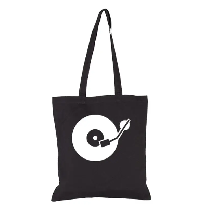 Borsa di tela giradischi dj