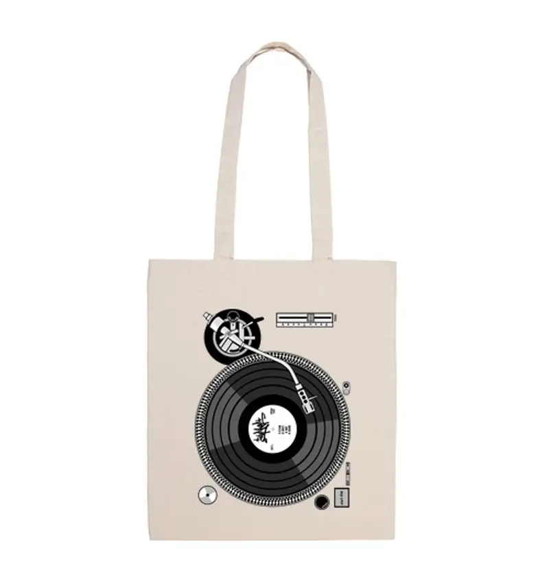 Borsa di tela giradischi - piastra (hip hop)