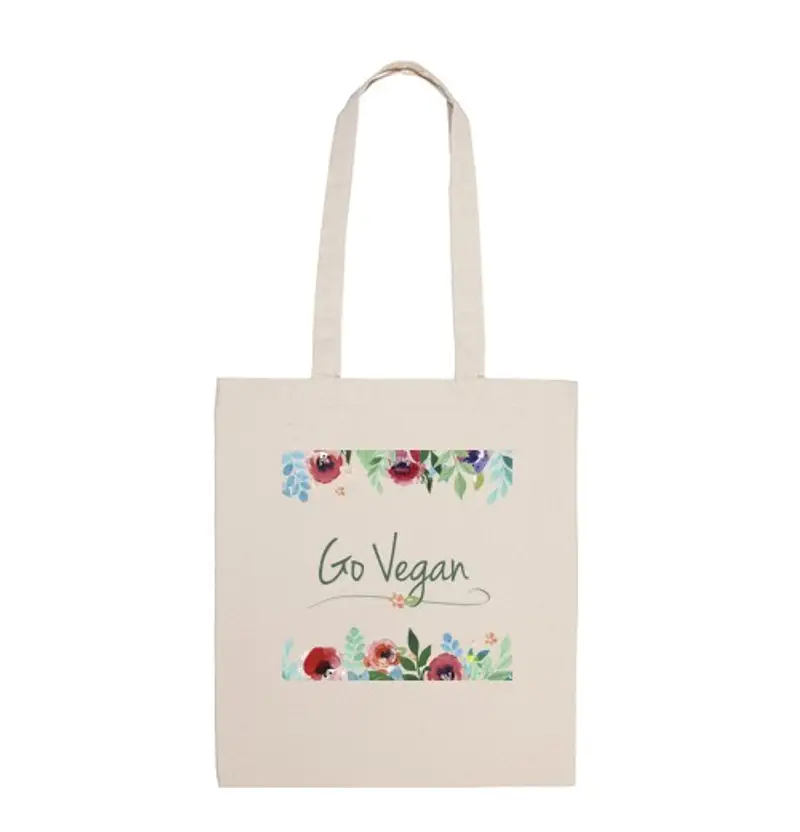 Borsa di tela go vegan