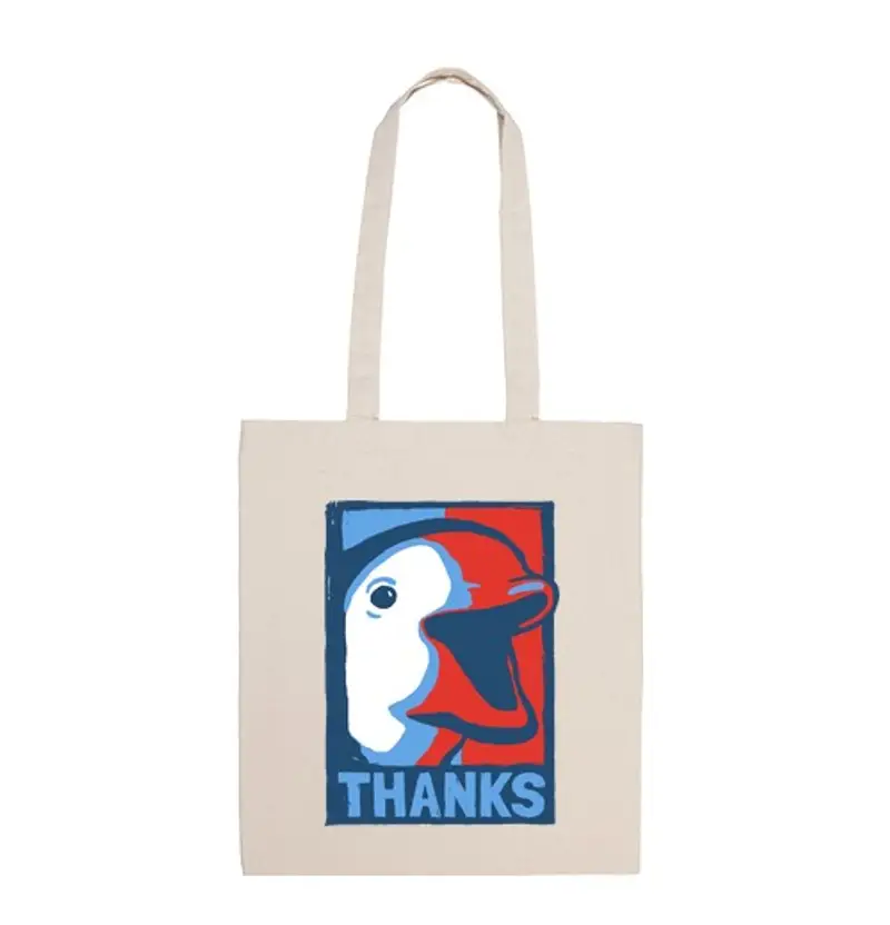 Borsa di tela grazie