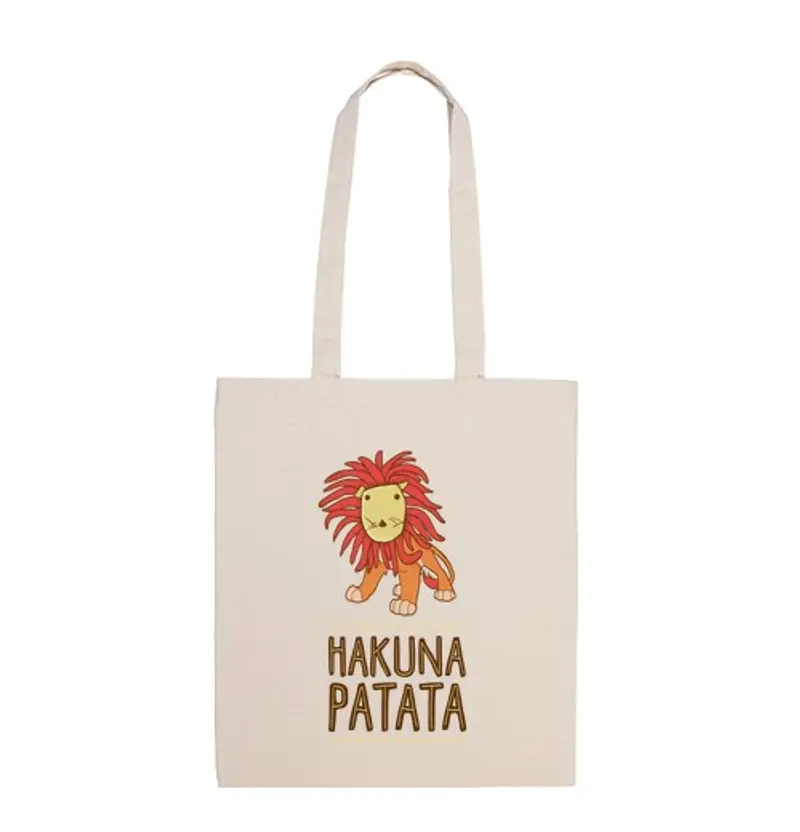 Borsa di tela hakuna patata