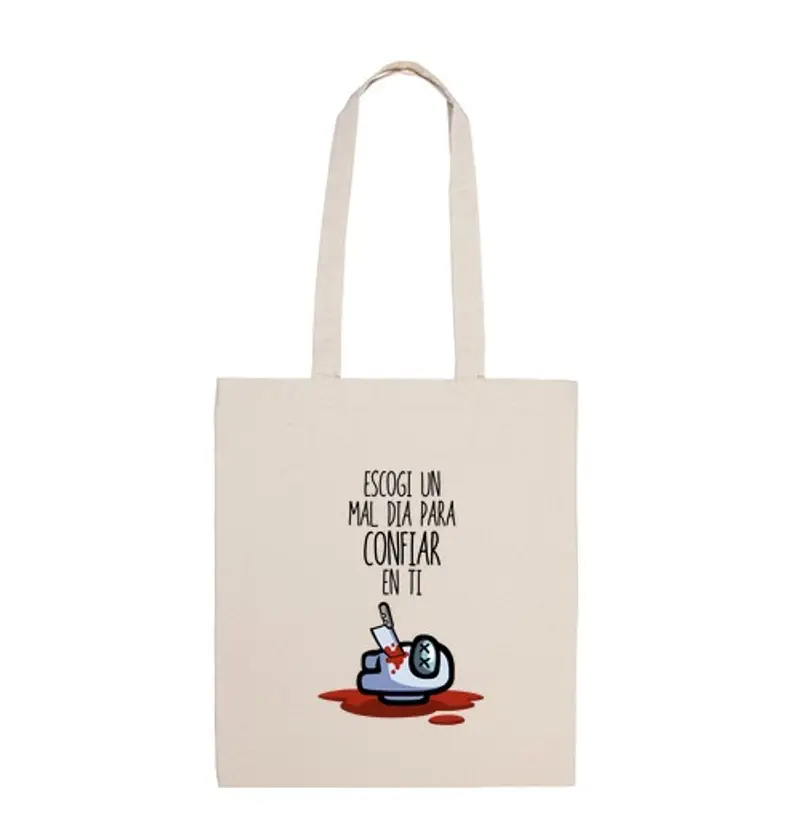 Borsa di tela Ho scelto una brutta giorno