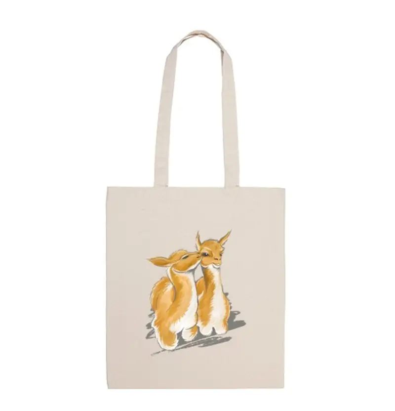 Borsa di tela I lama adorano alt