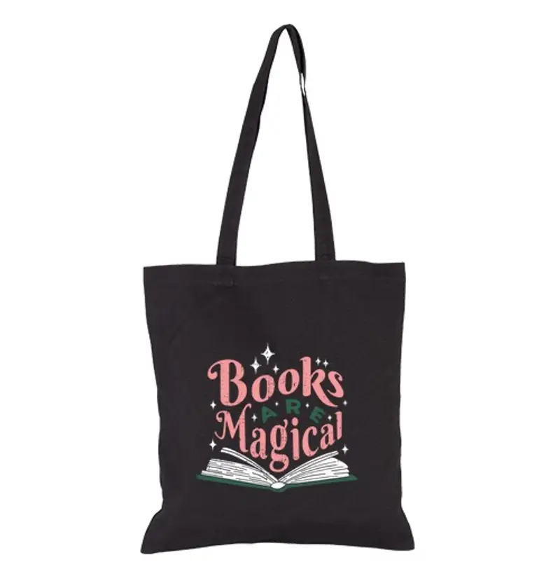 Borsa di tela i libri sono magici lettori di libri di