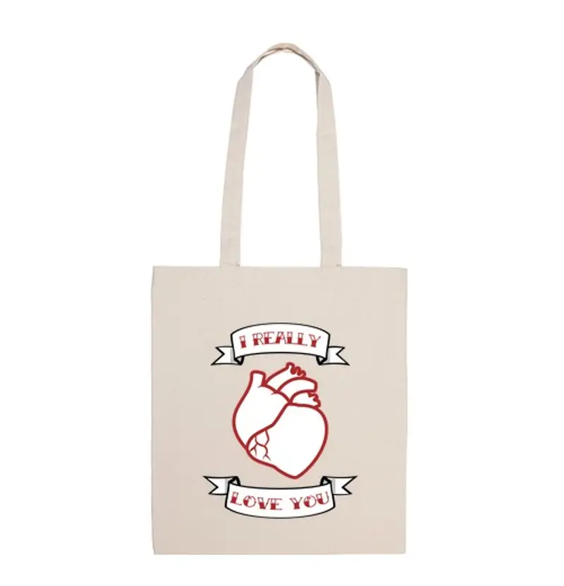 Borsa di tela i really amore you