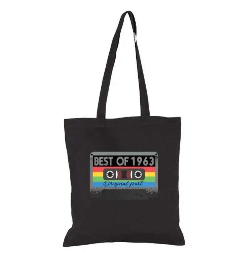 Borsa di tela il meglio della cassetta vintage retrò