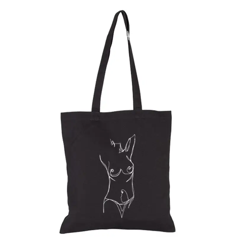 Borsa di tela il mio corpo le mie rules