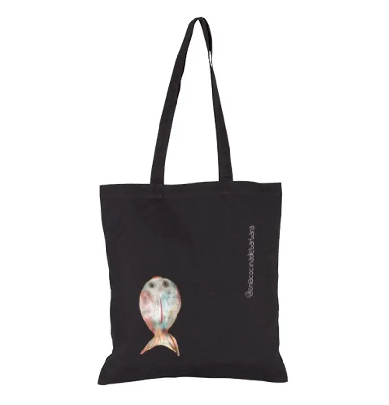 Borsa di tela il pesce