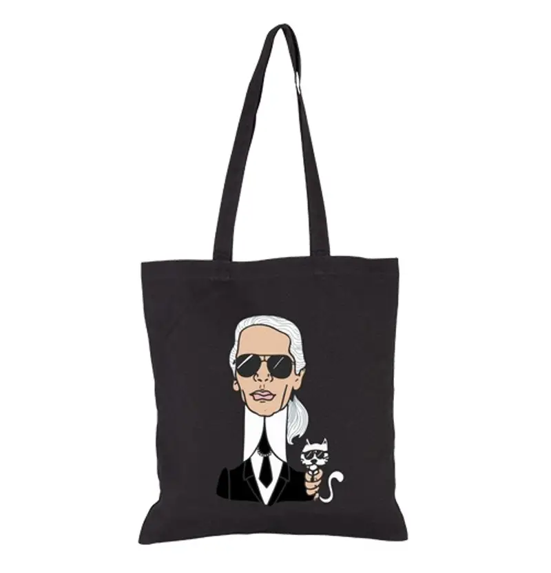 Borsa di tela Karl L age Rfeld