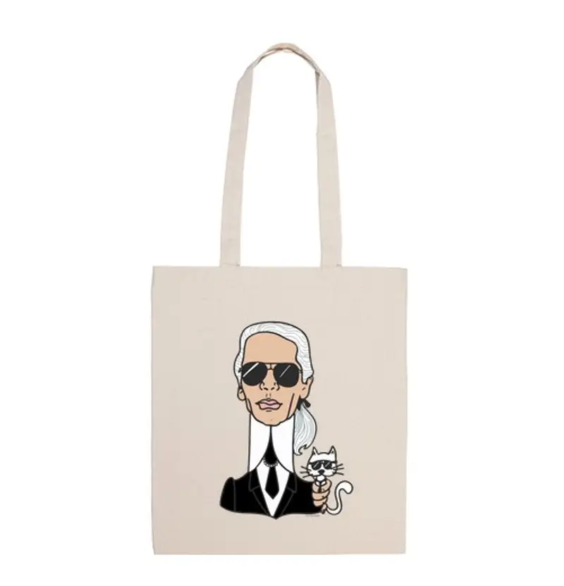 Borsa di tela karl lagerfeld.