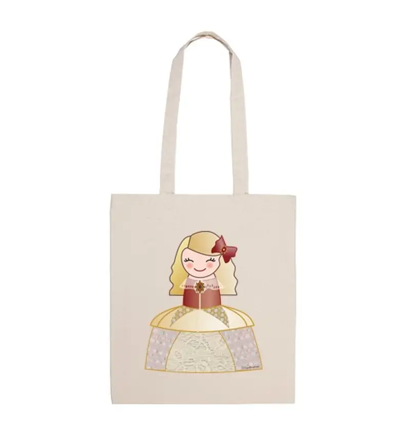 Borsa di tela kokeshi menina
