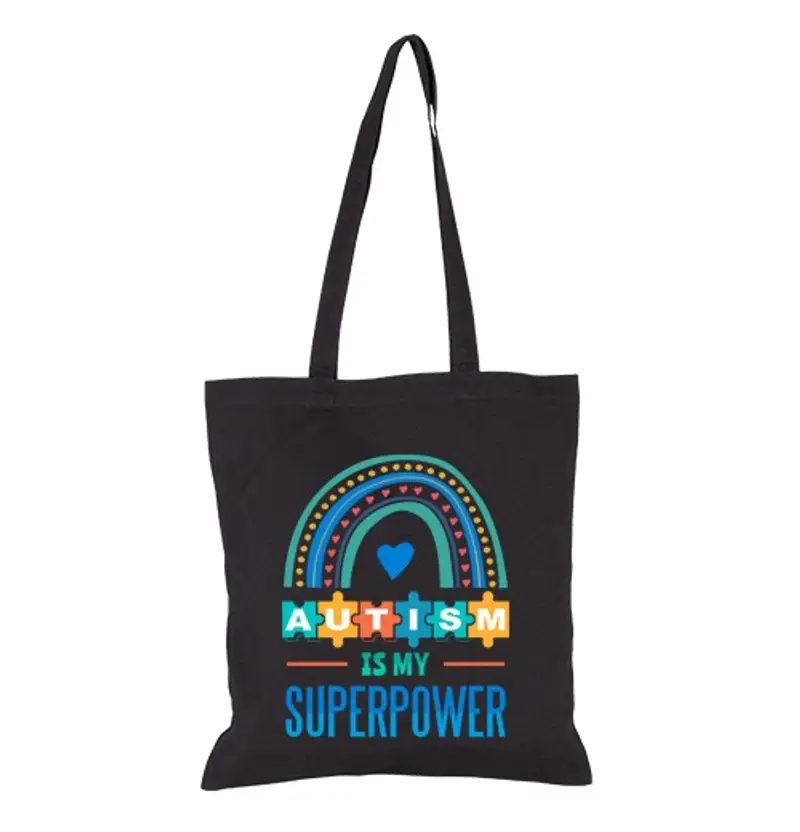 Borsa di tela l39autismo è il mio superpotere