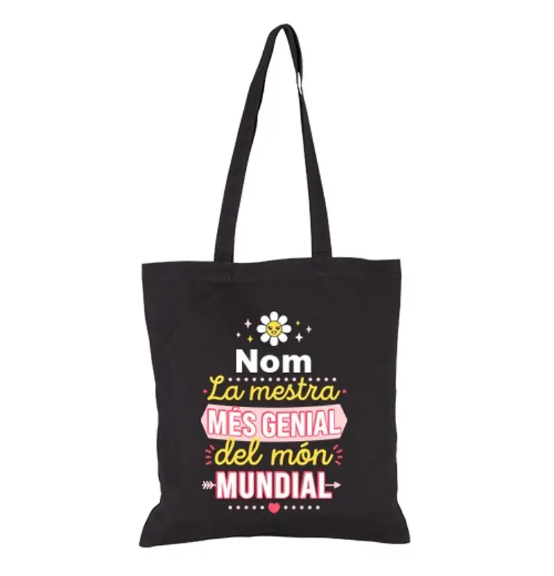 Borsa di tela l39insegnante più figo del mondo