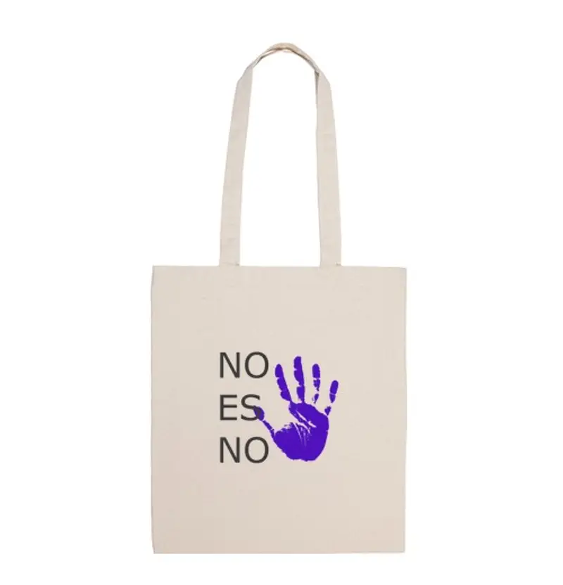 Borsa di tela la borsa in tela cotone 100% non è no