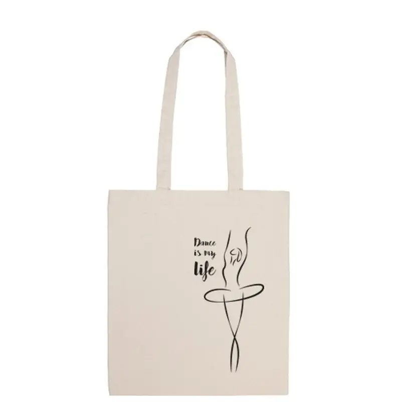 Borsa di tela la danza è la mia vita