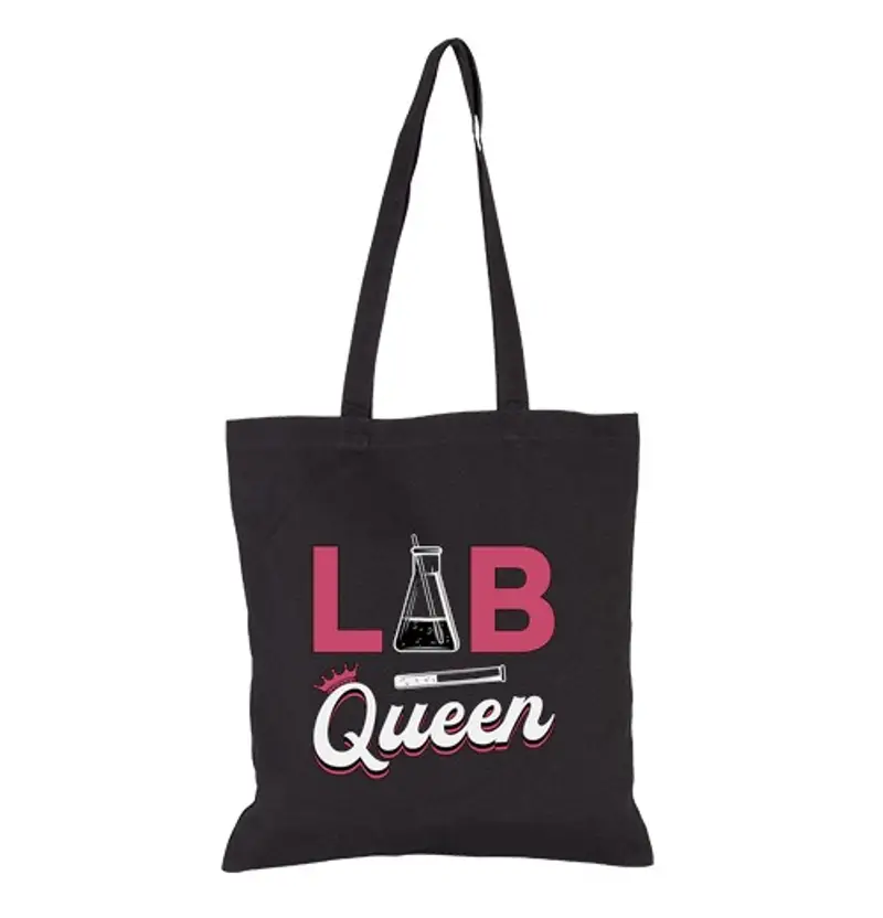 Borsa di tela laboratorio tecnologico regina del labo