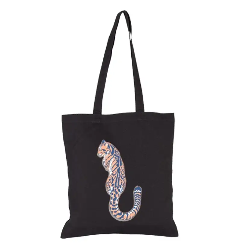 Borsa di tela leopardo nebuloso ter