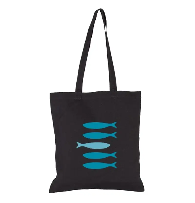 Borsa di tela les sardine bleues