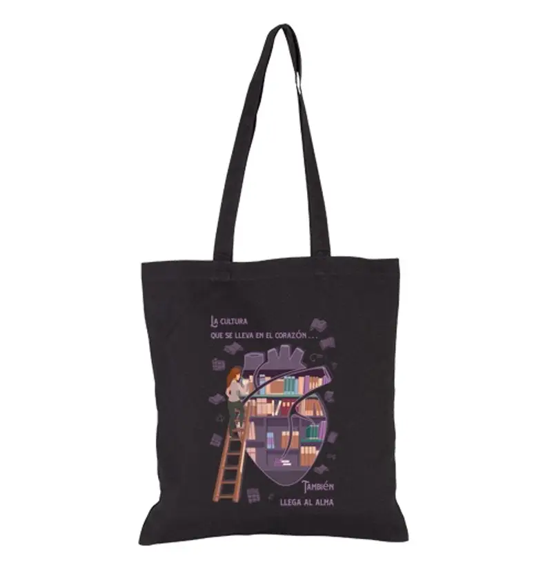 Borsa di tela lettura dlei cultura