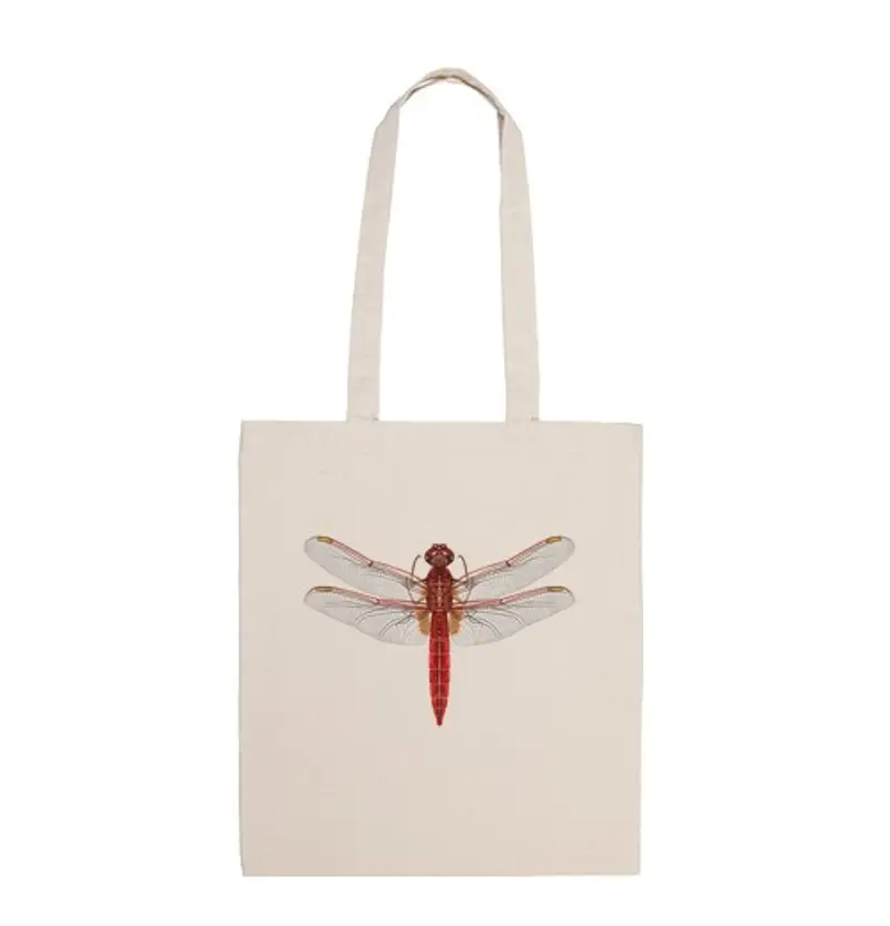 Borsa di tela libélu la roja