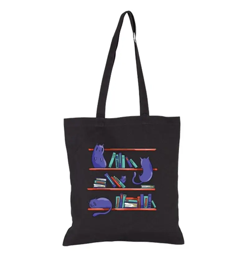 Borsa di tela libreria amante dei libri di lettura ga