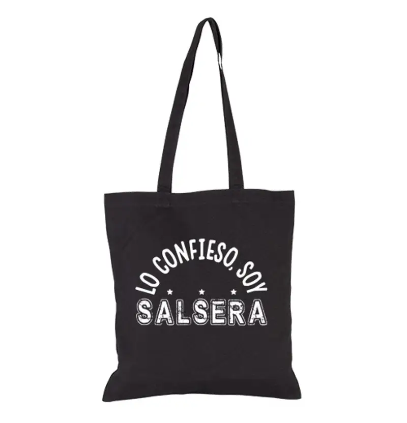 Borsa di tela Lo confesso sono salsiera