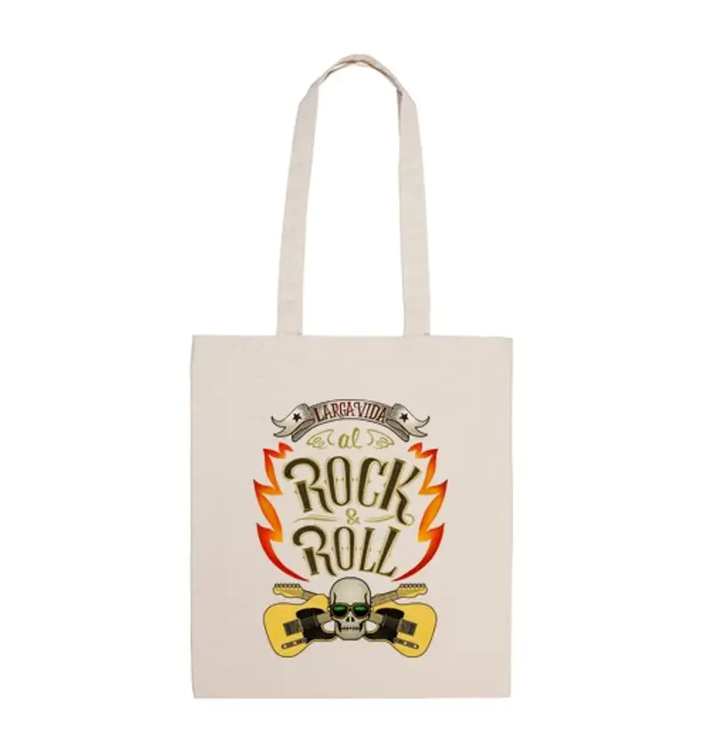 Borsa di tela lunga vita al rock and roll