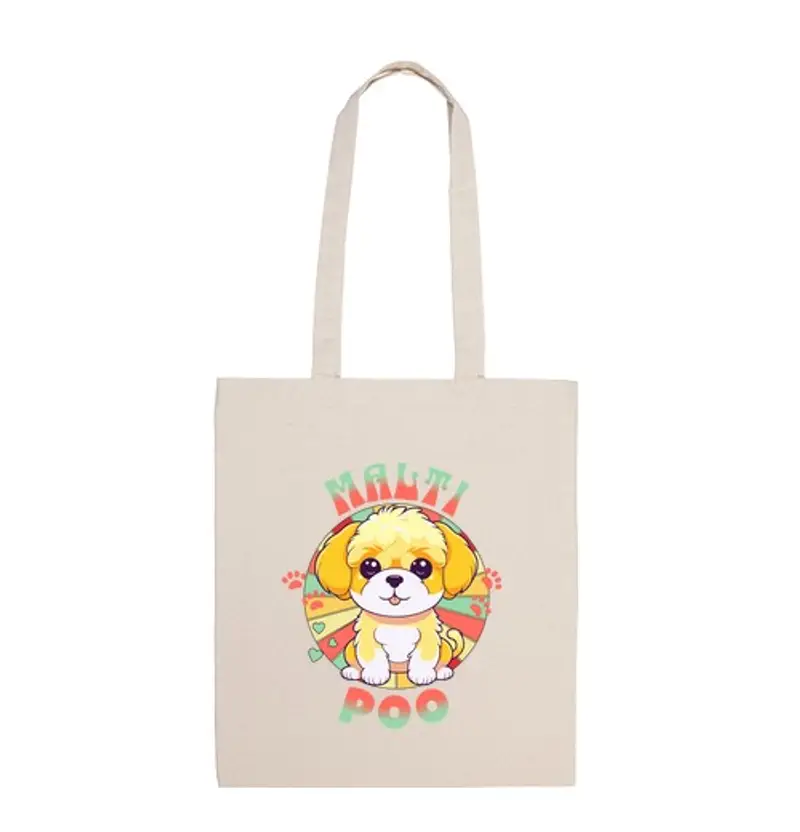 Borsa di tela maltipoo