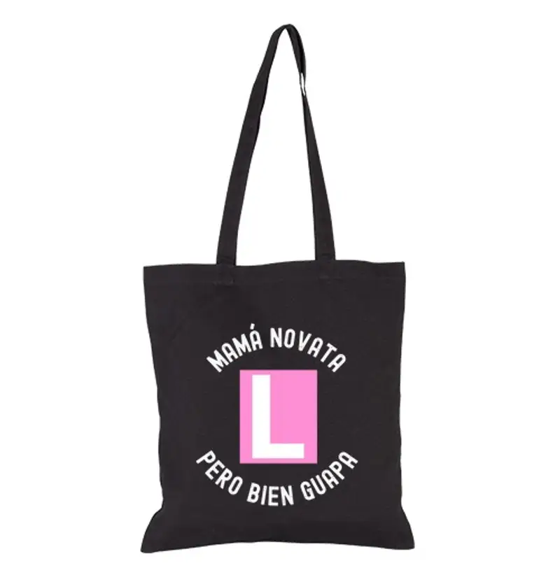 Borsa di tela mamma e pratica divertida futura mamma