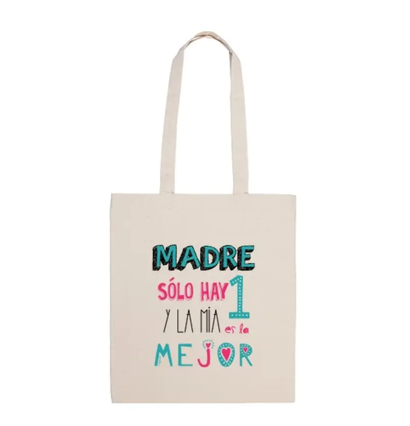 Borsa di tela mamma solo non una