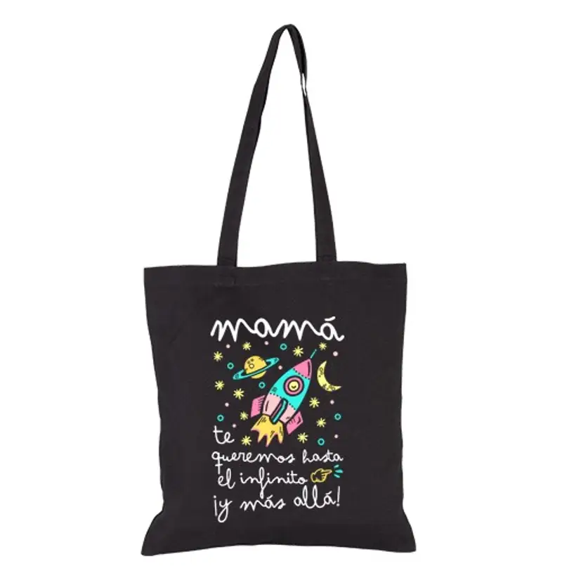Borsa di tela mamma ti che all39infinito