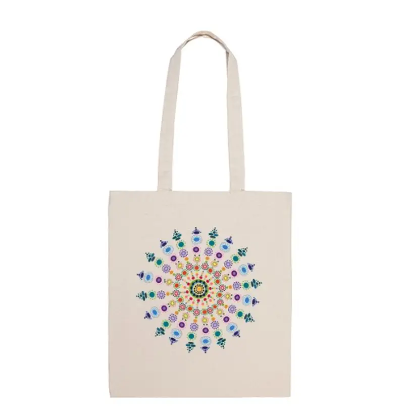 Borsa di tela mandala