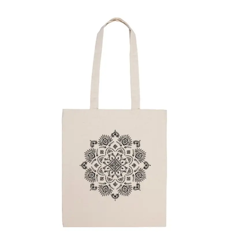 Borsa di tela mandala - yoga