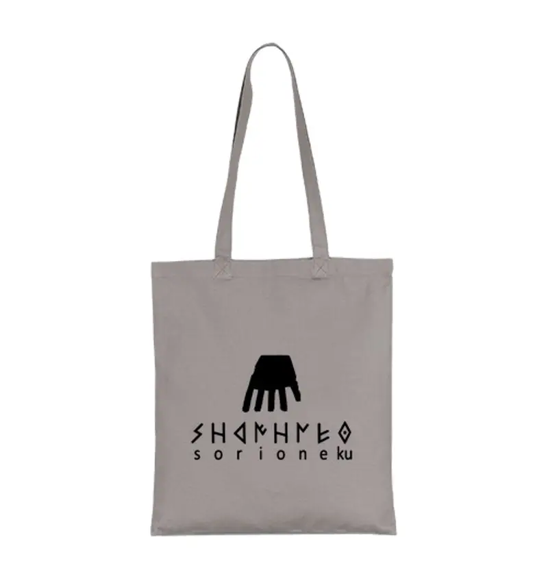 Borsa di tela mano nera con sorioneku