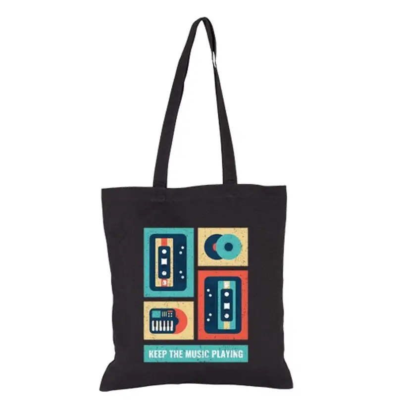 Borsa di tela mantenere la musica in riproduzione
