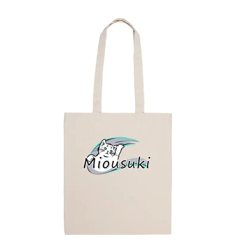 Borsa di tela marchio del gatto