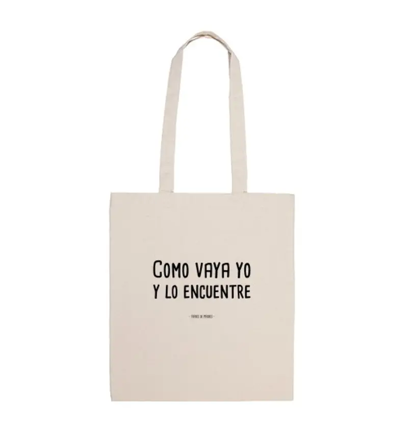 Borsa di tela mentre vado - frasi di mamma s