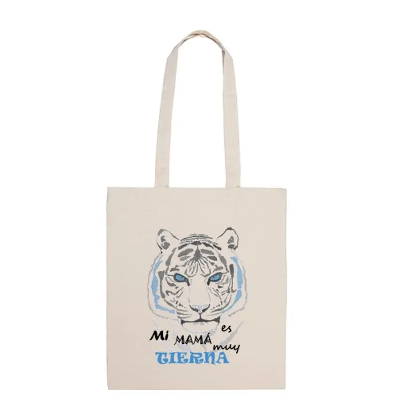 Borsa di tela mia mamma è molto carina, borsa di tela