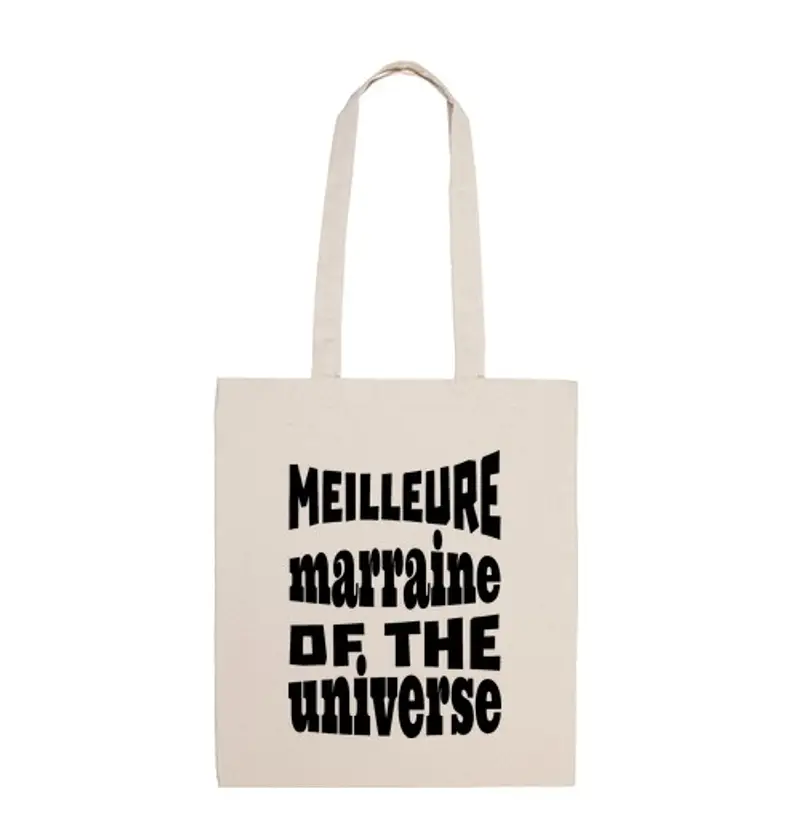 Borsa di tela miglior madrina dell'universo