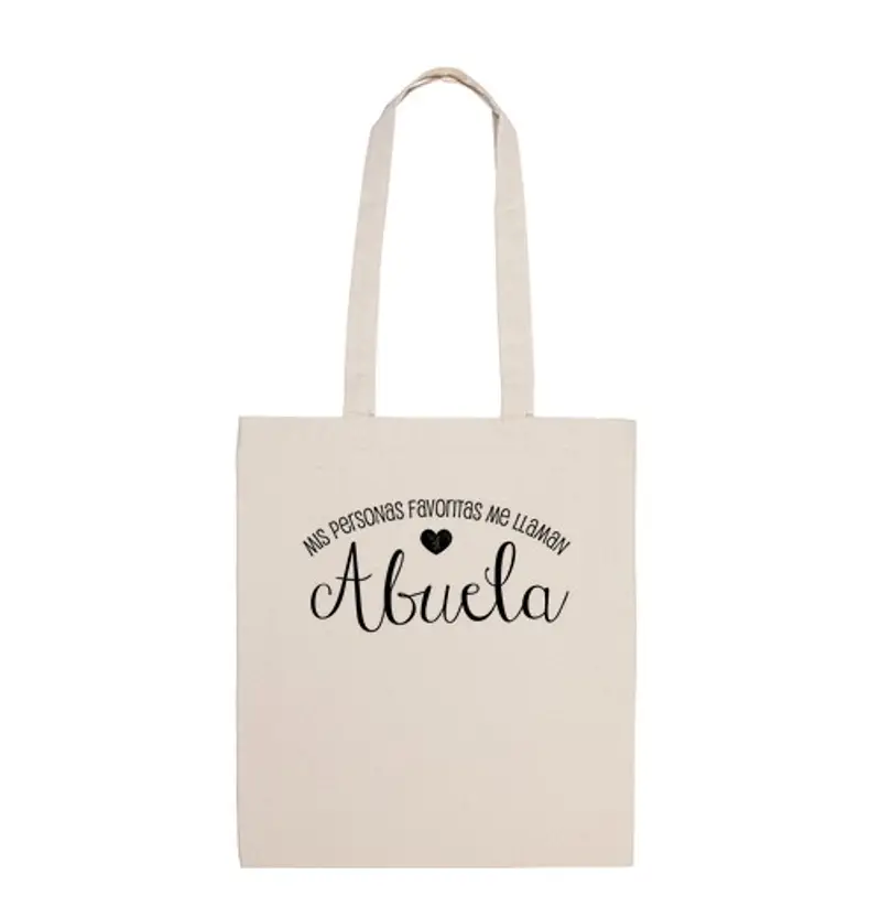 Borsa di tela mis personaggi mi abuela favoritas llaman